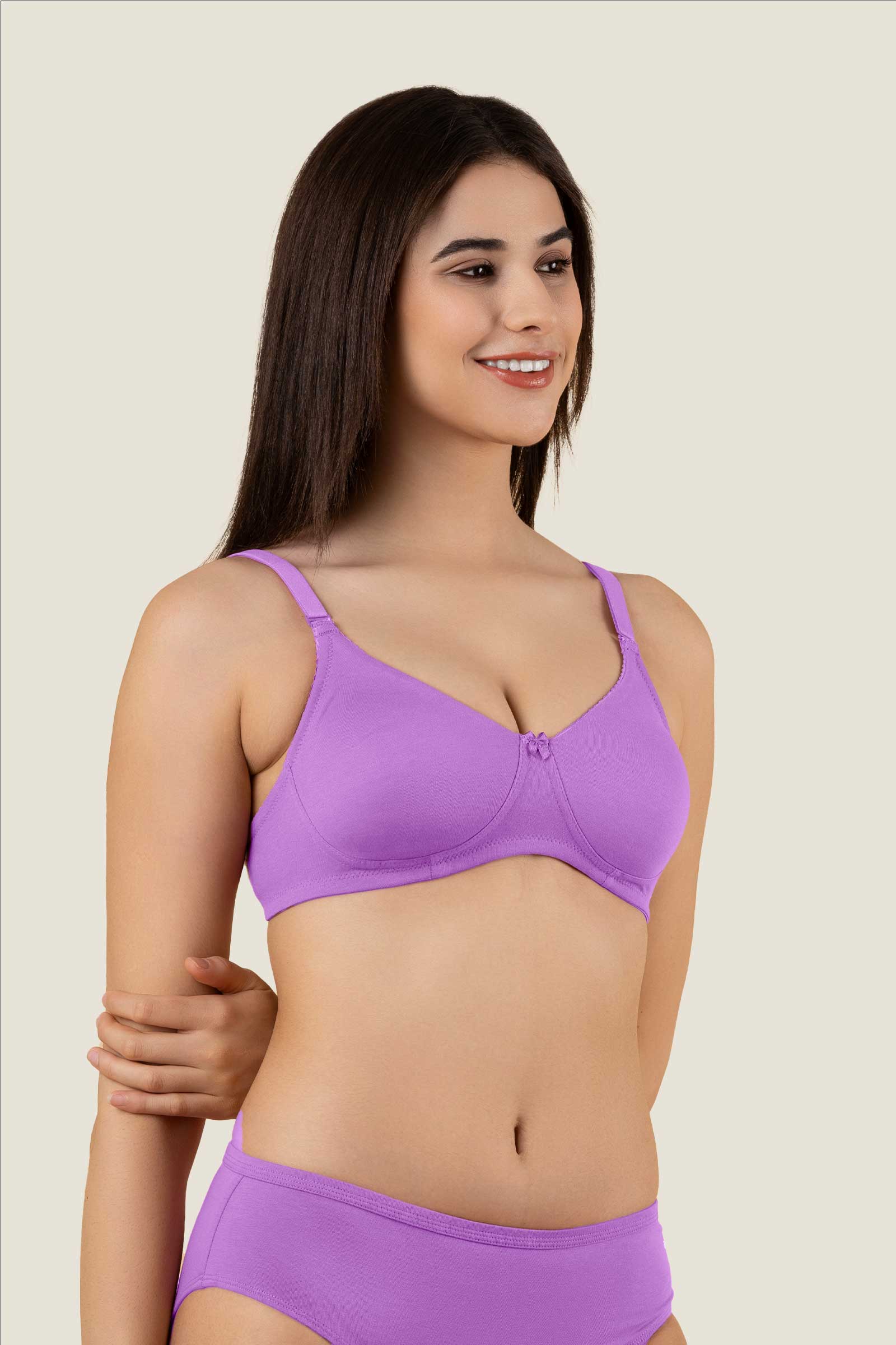 Foama Soft Padded Bra Soft Pastels