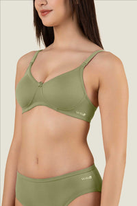 Foama Soft Padded Bra Soft Pastels