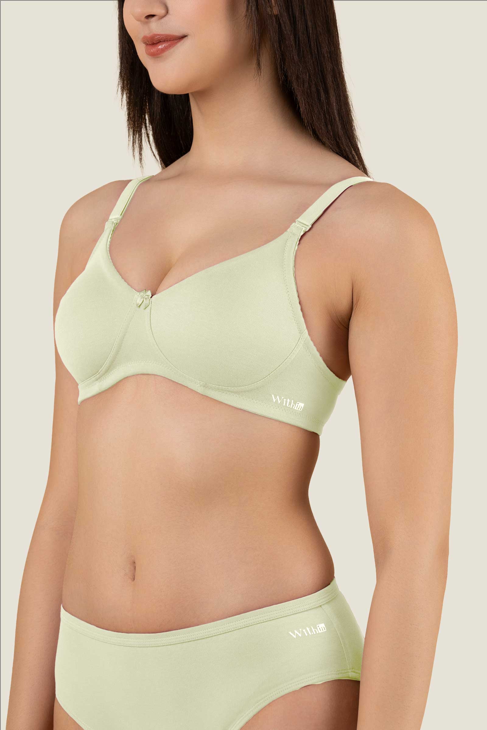 Foama Soft Padded Bra Soft Pastels