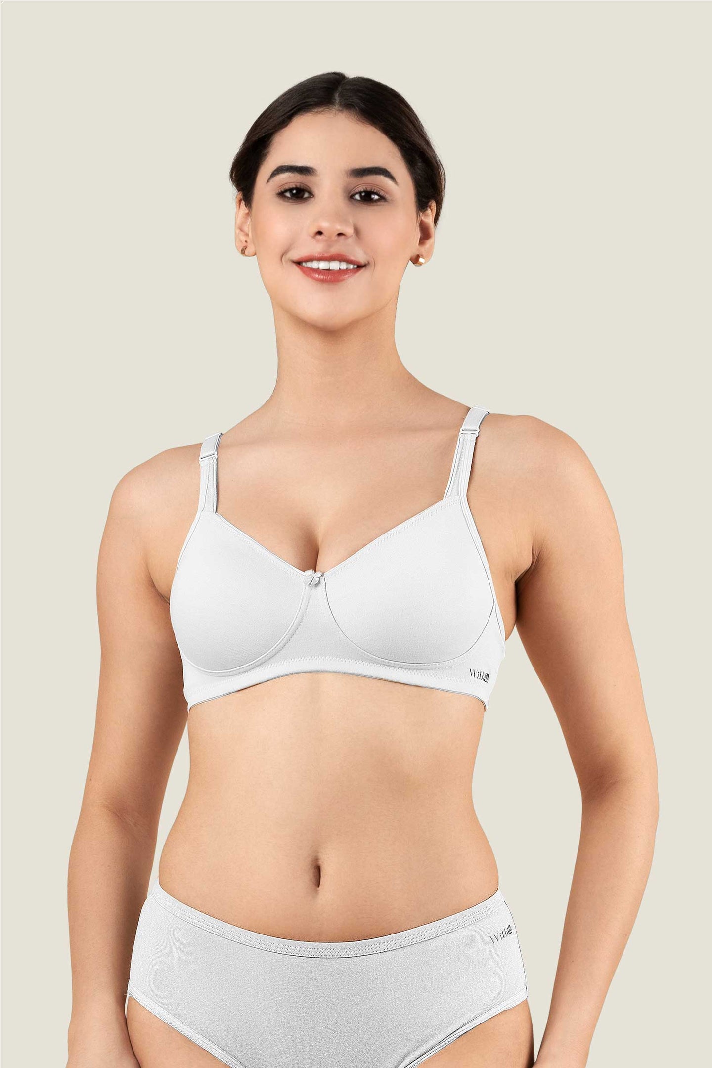 Curva T-shirt Bra Everyday Neutral Colours