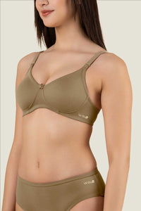 Foama Soft Padded Bra Everyday Neutral Colours