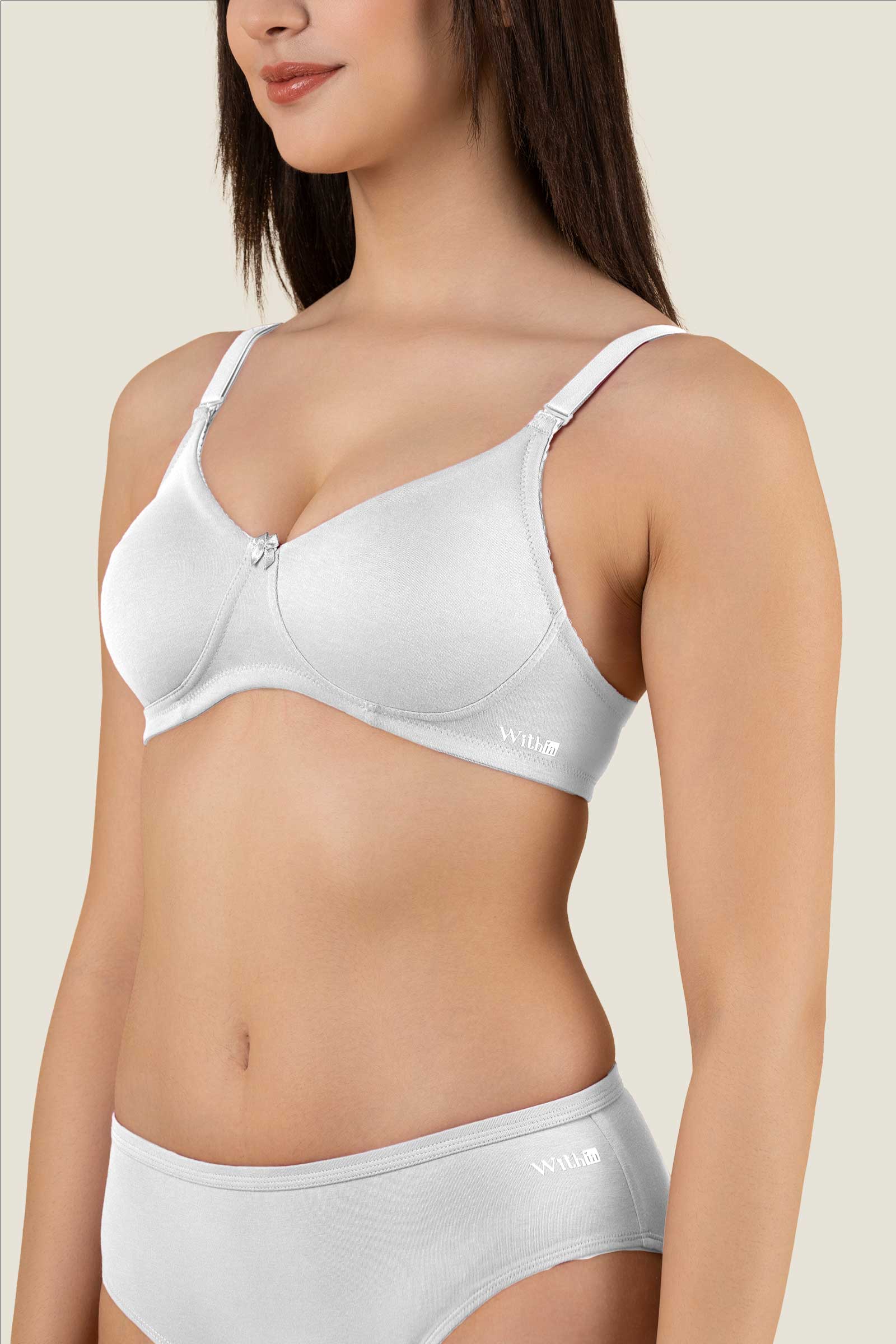 Foama Soft Padded Bra Everyday Neutral Colours