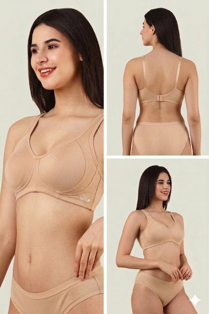 Minima Minimiser Bra Everyday Neutral Colours